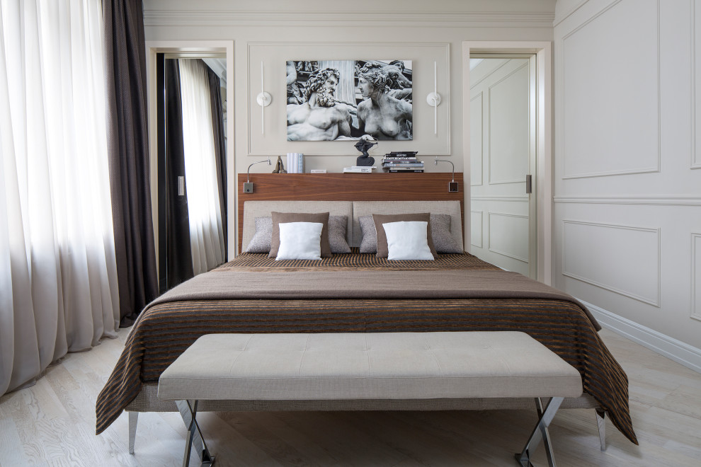 Античный минимализм - квартира на Арбате 85 м2