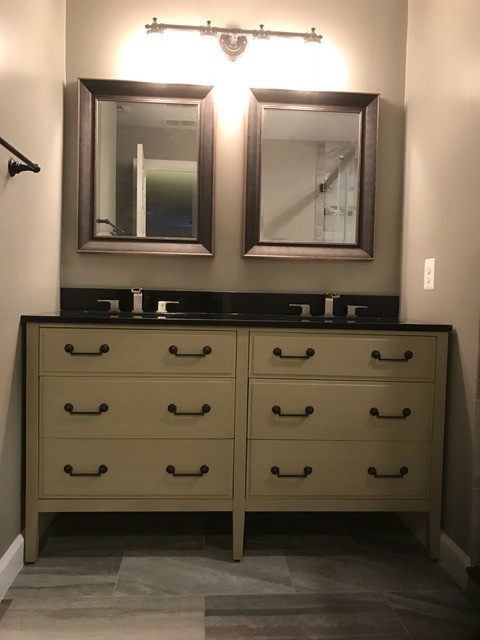 Inspiration for a transitional home design remodel in DC Metro