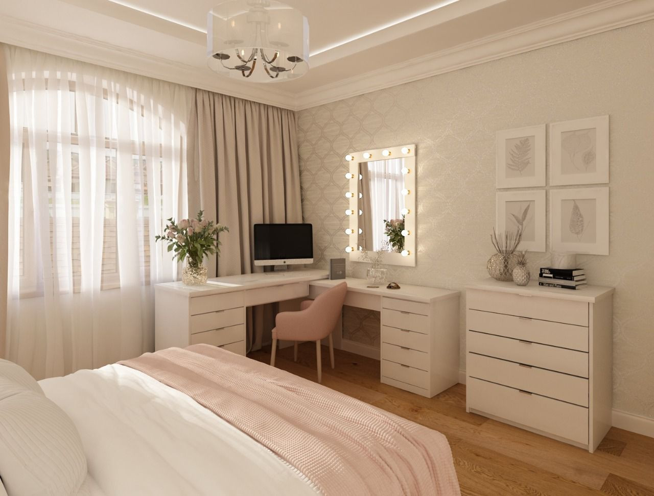 Работа над комнатой для молодой девушки