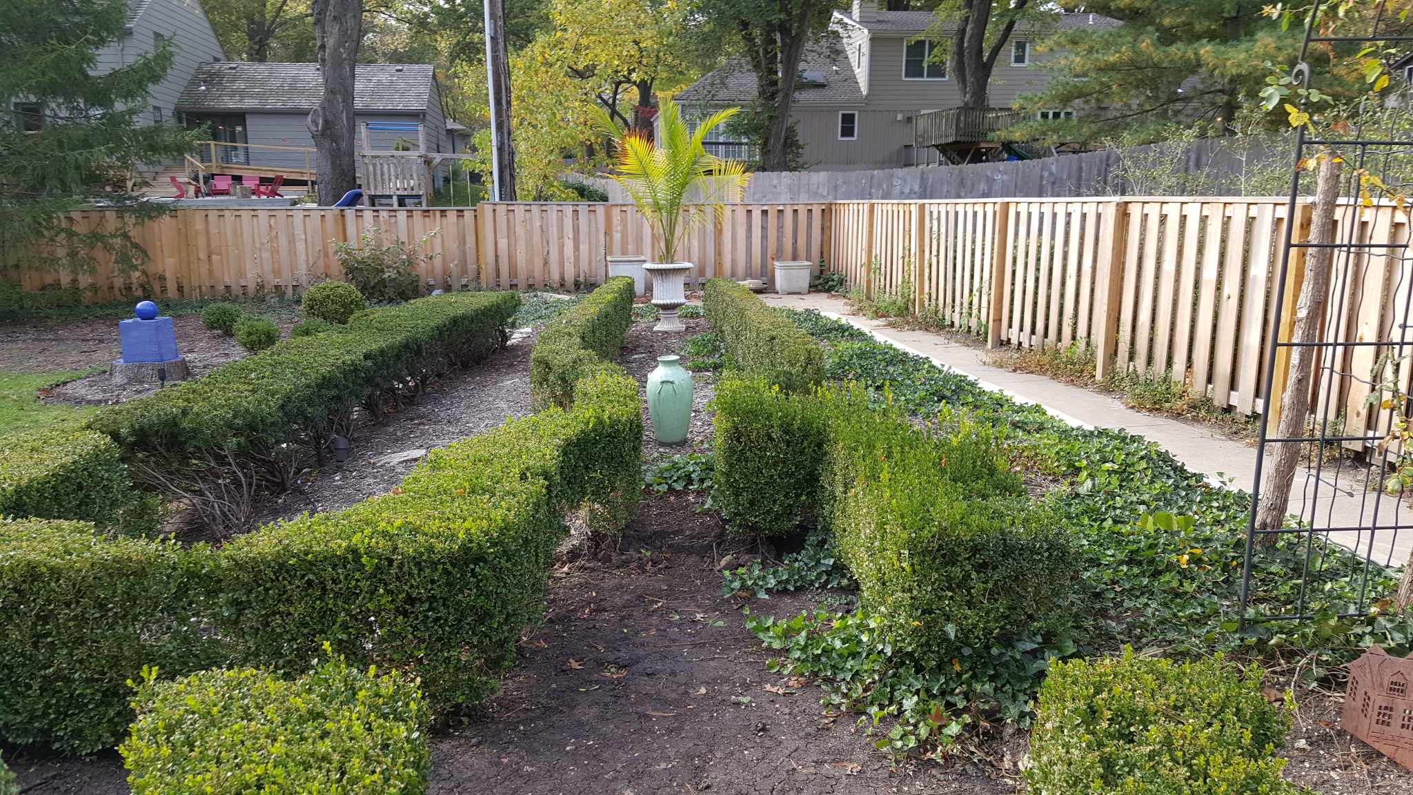 BEFORE Fairway backyard