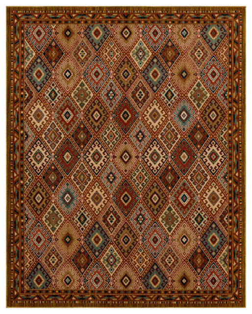Mohawk Home Pine Row Red 8' x 10' Area Rug