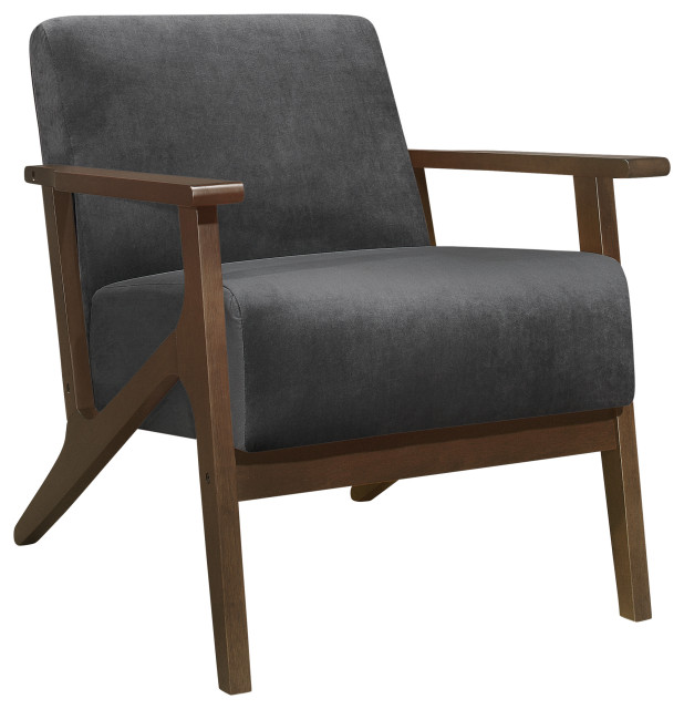 Narcine Accent Chair, Dark Gray