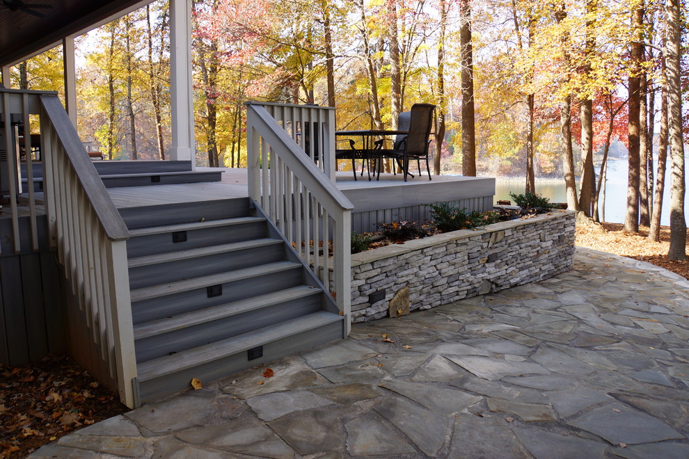 Lake Norman Outdoor Living Space - Traditional - Deck - Charlotte - by ...