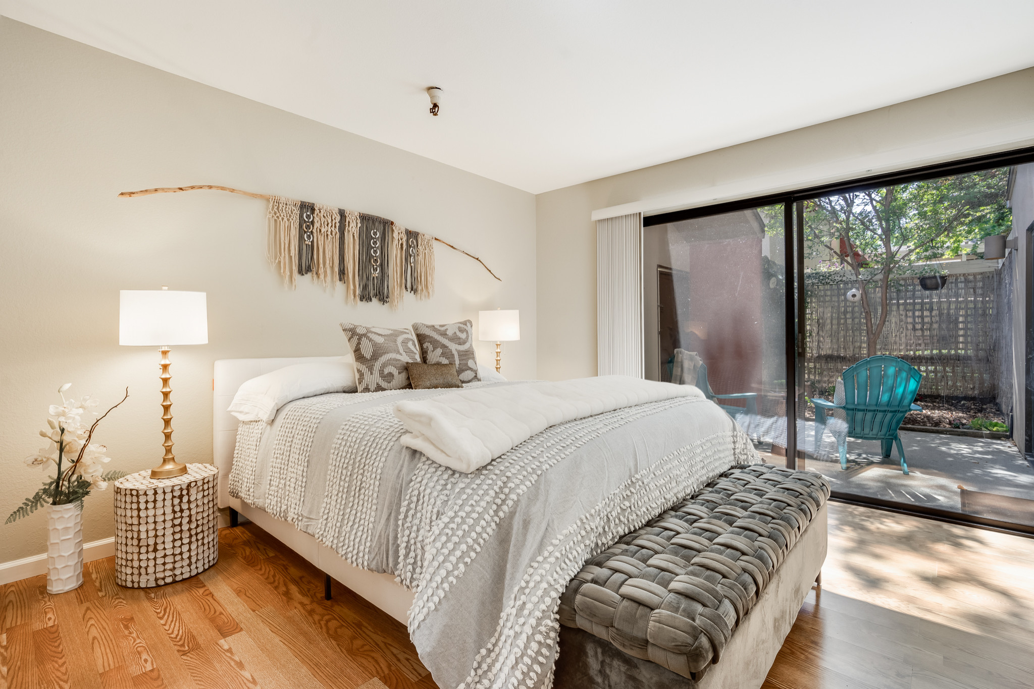 Los Gatos Townhome Master Bedroom