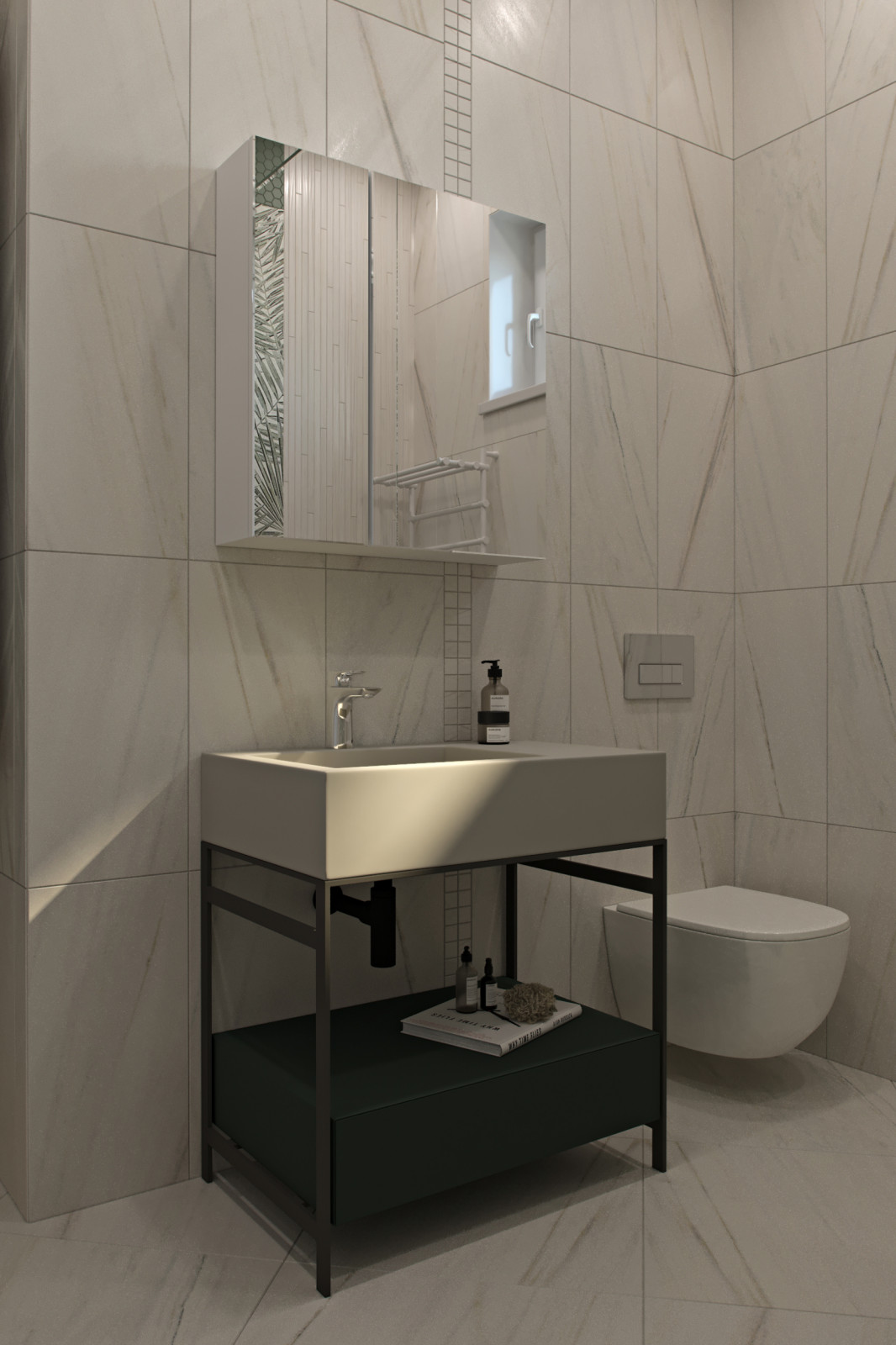 Проект трехкомнатной квартиры для дамы с собачкой.