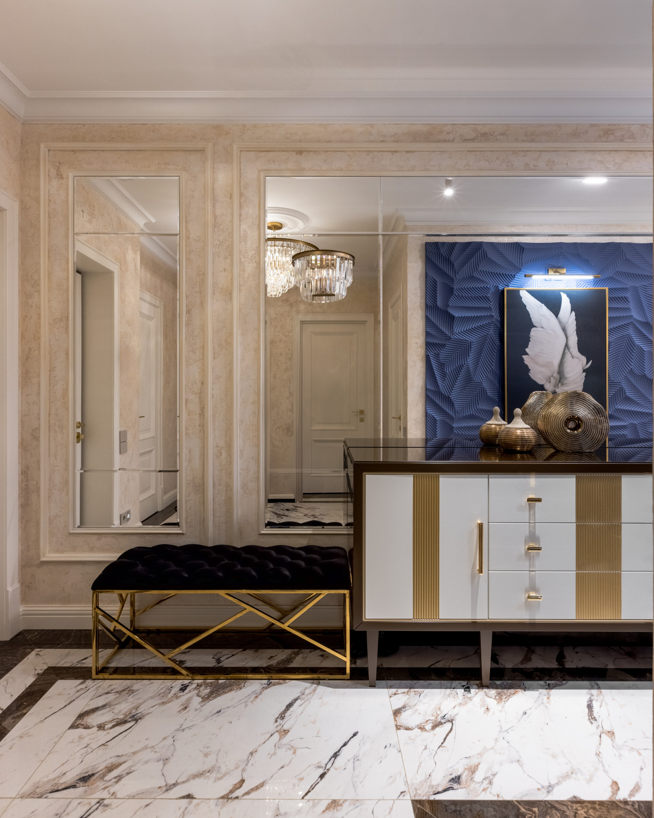 Статусный интерьер в ЖК Сити парк (фото)