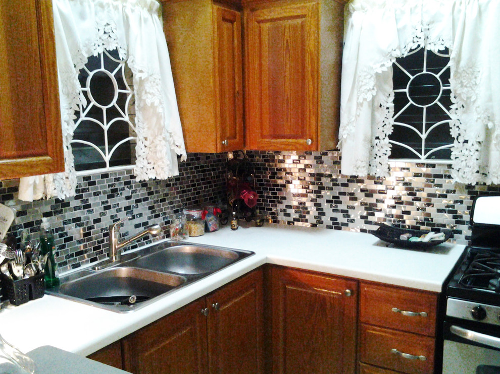 Eden Mosaic Tile Installations: Stainless Steel And ...