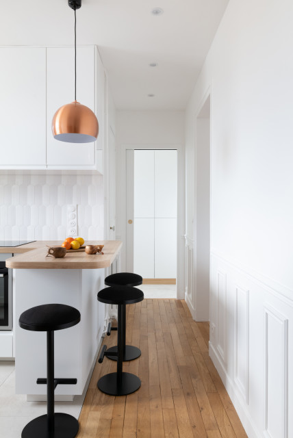 Douceur scandinave, 65m2 à Paris - Scandinave - Cuisine - Paris - par ...