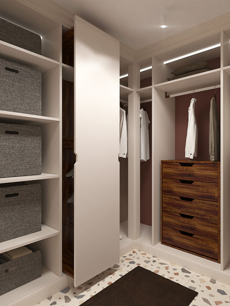 Яркая прихожая (+ гардеробная)