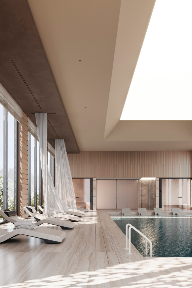 Дизайн проект частного бассейна и спа зоны