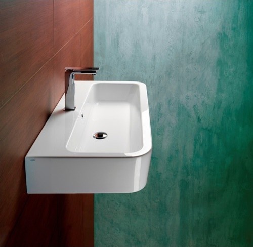Tracia L2 Ceramic Bathroom Sink with Overflow
