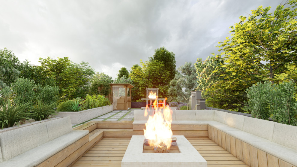 Garden and Roof Garden Design - CGI