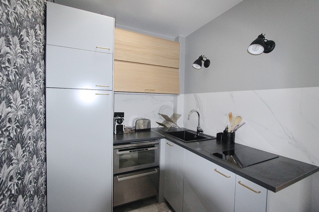 Cuisine compacte r&eacute;tro chic retro-koek