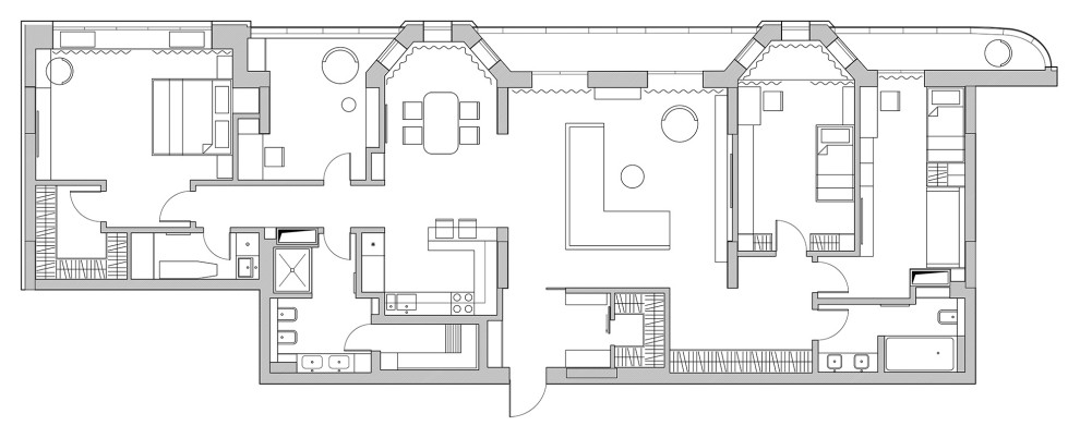 Furniture layout plan. Планировка/