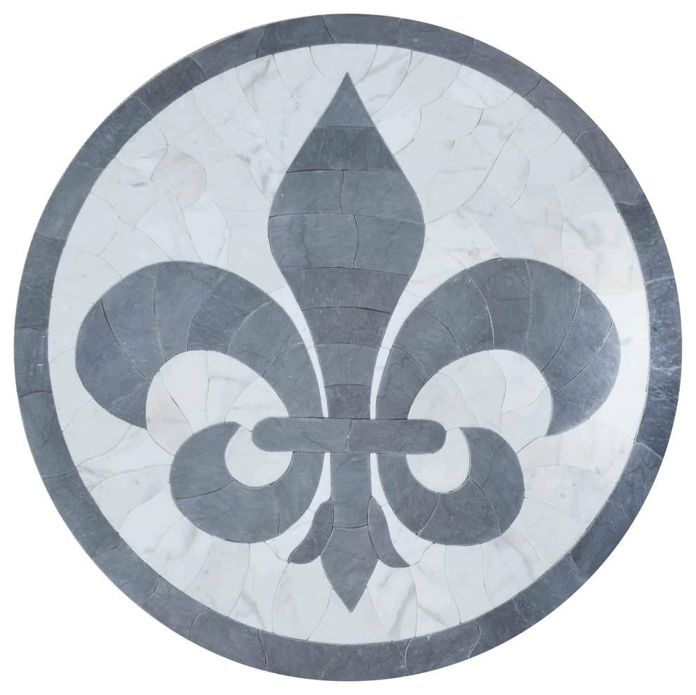 Mosaic Medallion, Celtic Symbol, 24"x24"
