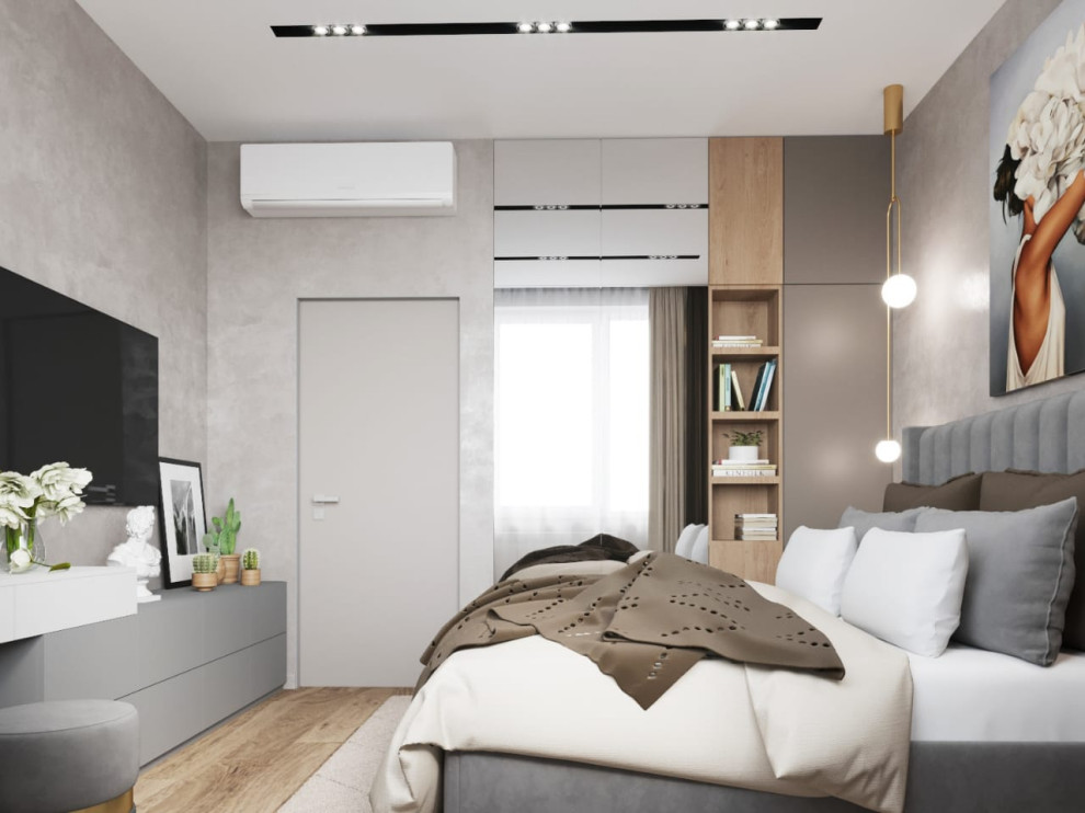 Квартира в современном стиле с кофейными оттенками