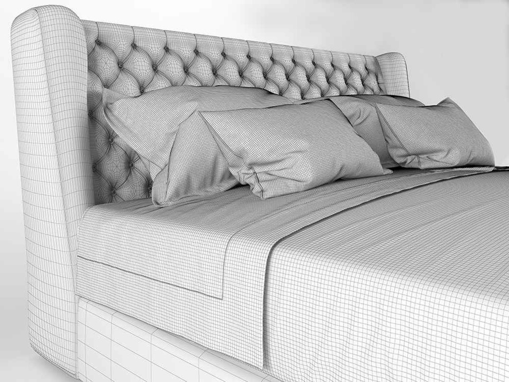 3D модель кровати HERITAGE