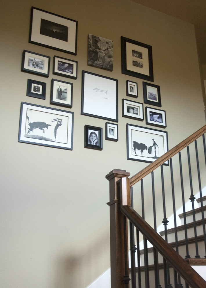 Inspiration for an eclectic staircase in Portland.