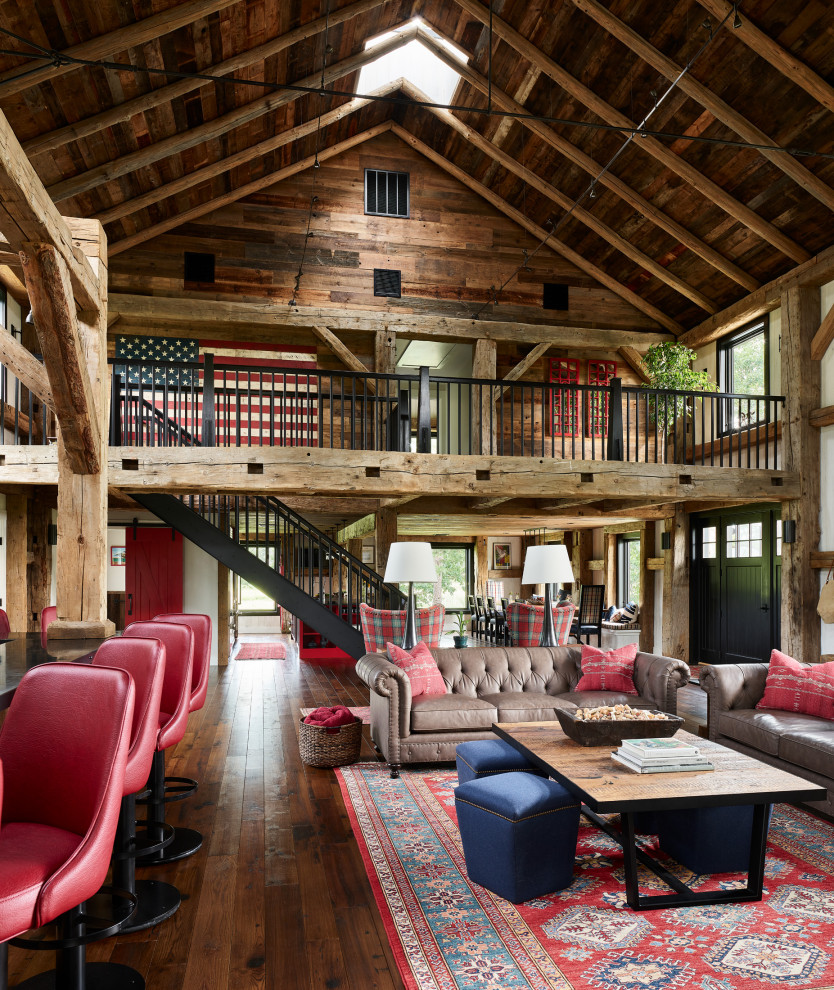 Labor Ipswich - Rustic - Living Room - Boston - by AG&Co. Interior ...