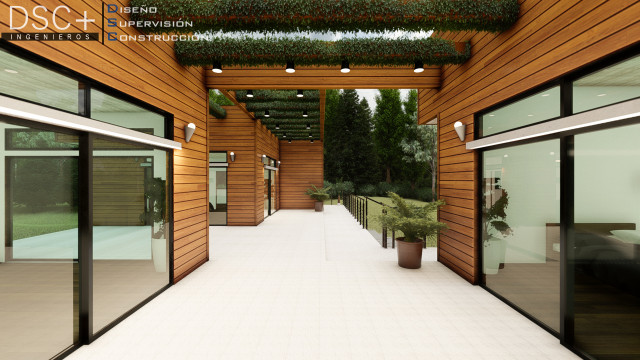 Rendering farmhouse-deck