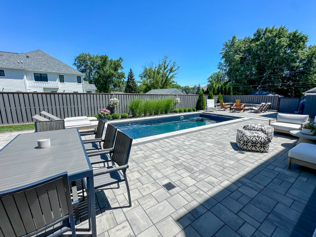 Modified Addison  |  Downtown Naperville, IL modern-swimming-pool