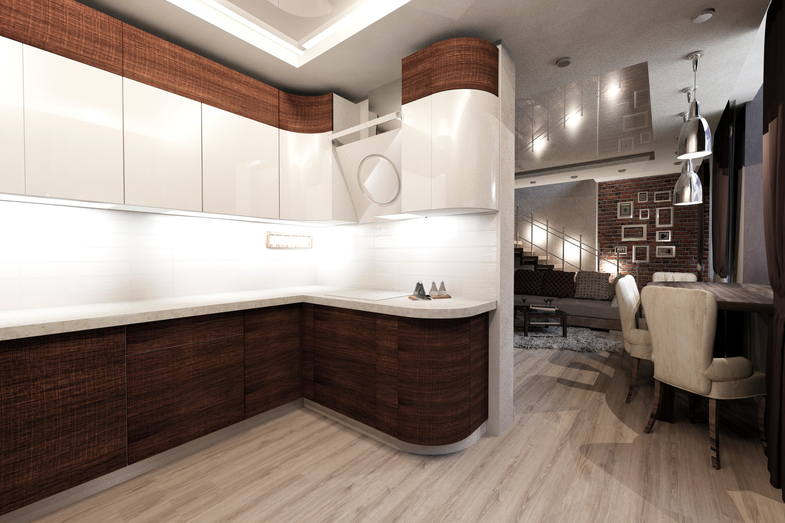 Двухуровневая квартира за городом