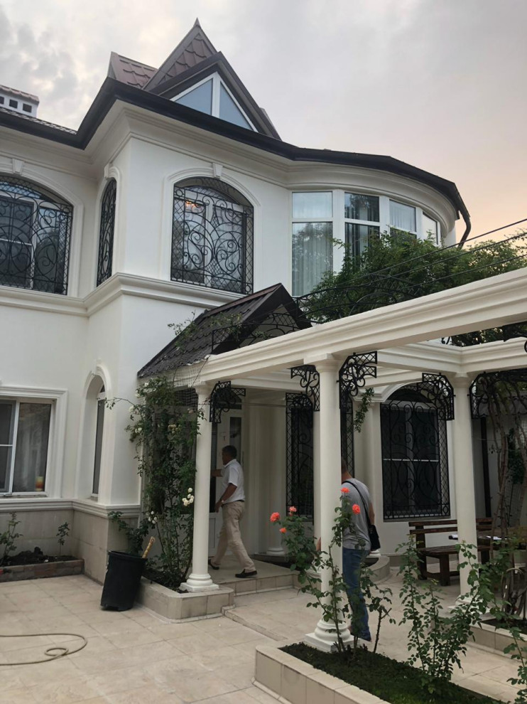 Утепление фасада мокрым способом