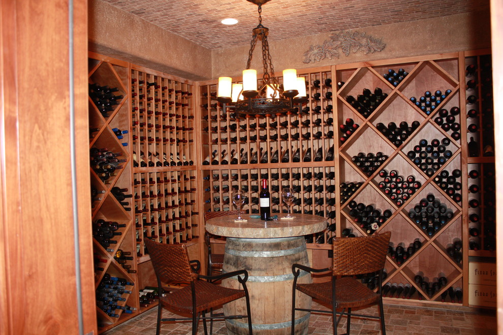 Mediterranean wine cellar in San Diego.