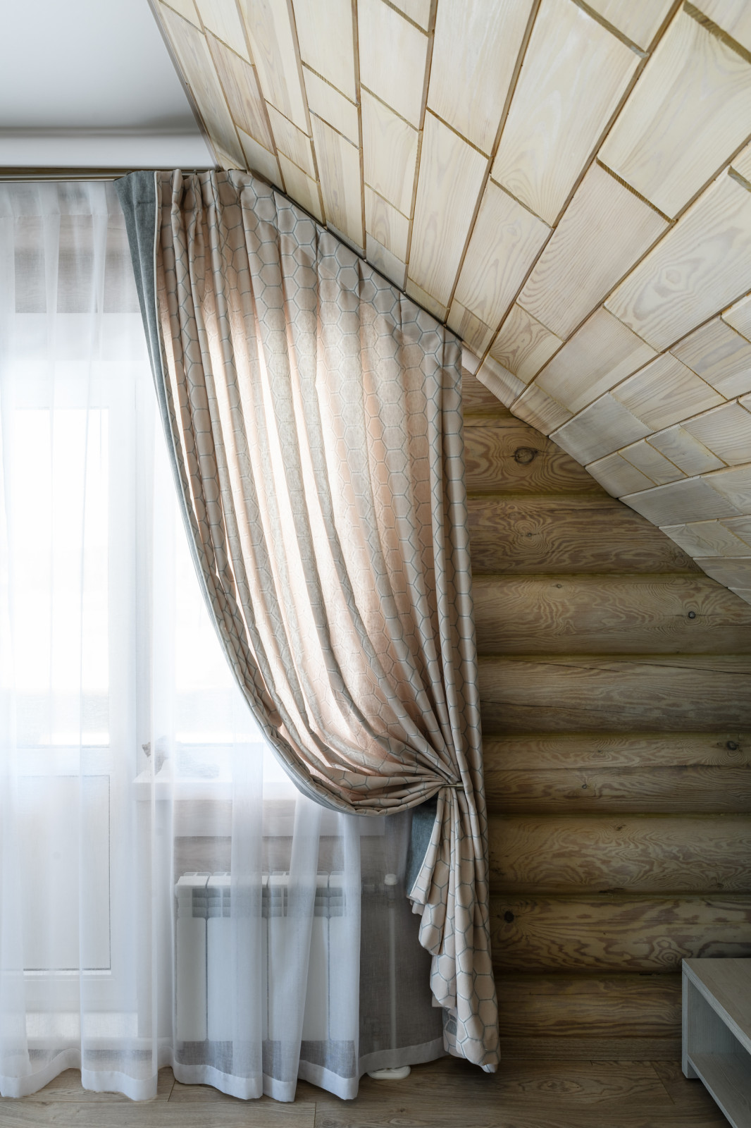 Съёмка штор в хзагородном доме