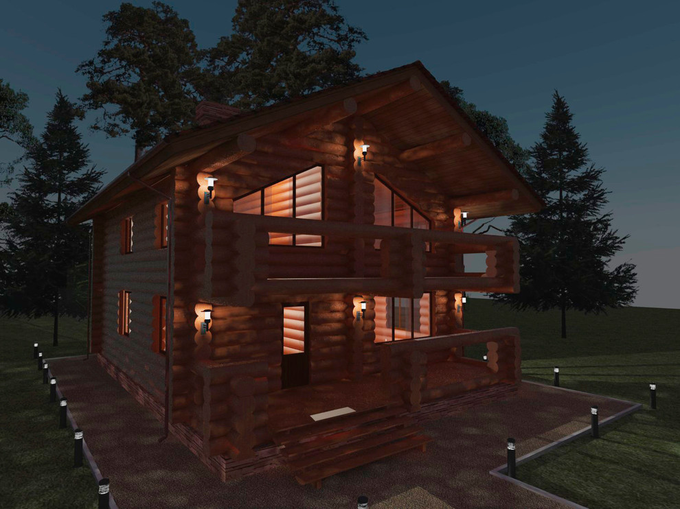 Бревенчатый дом