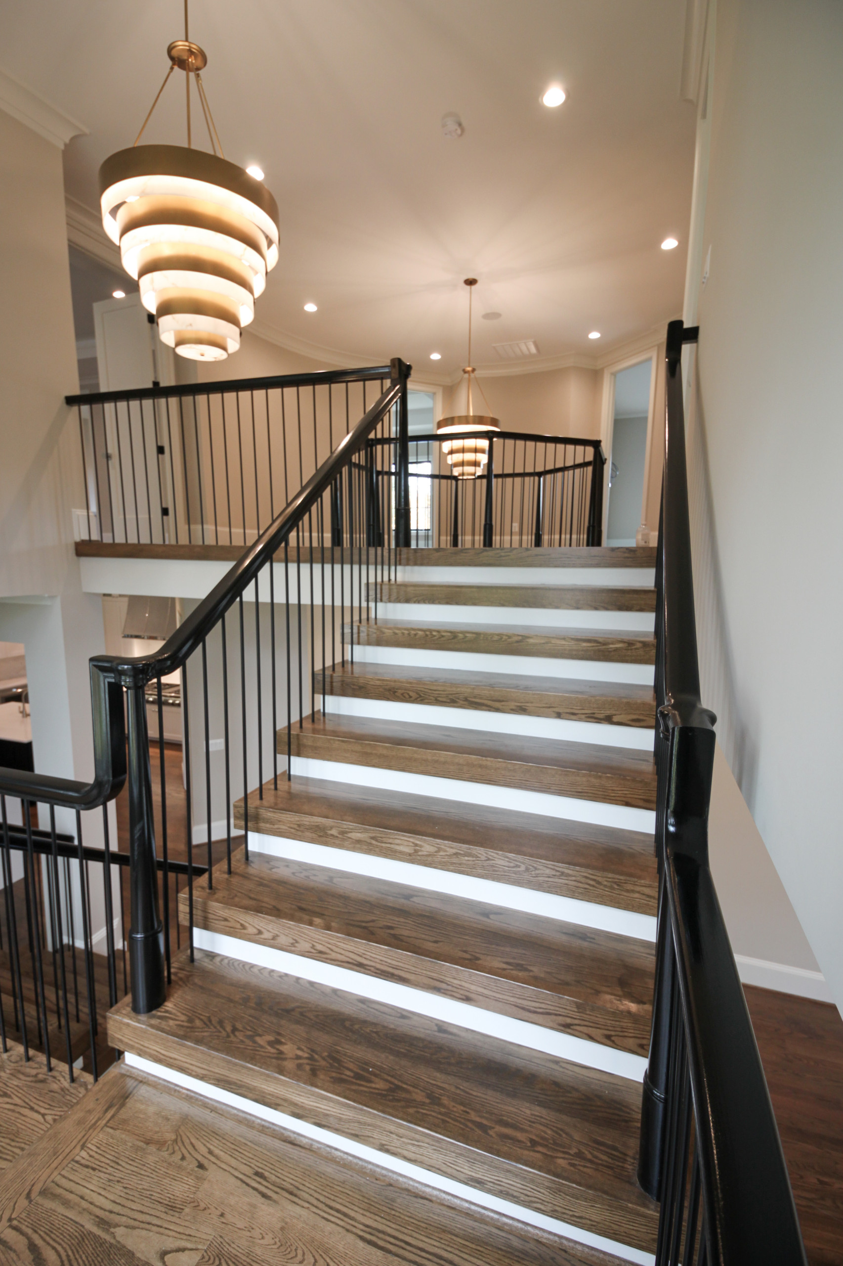 89_Eclectic and Edgy Staircase in French Contemporary Residence, McLean VA 2210