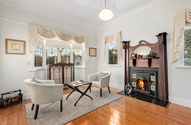 Property Styling - Moonee Ponds viktoriansk-dagligstue