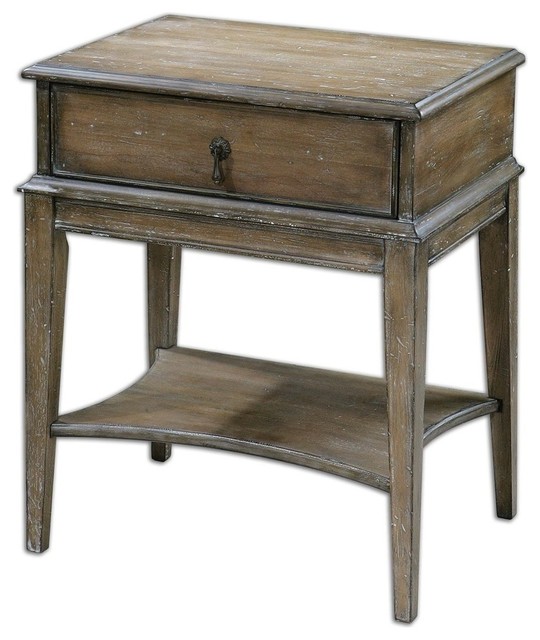 light wood accent table