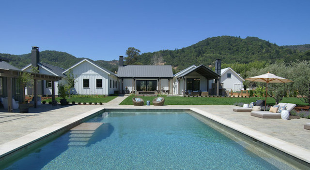 Hoffman Residence Napa moderne-pool