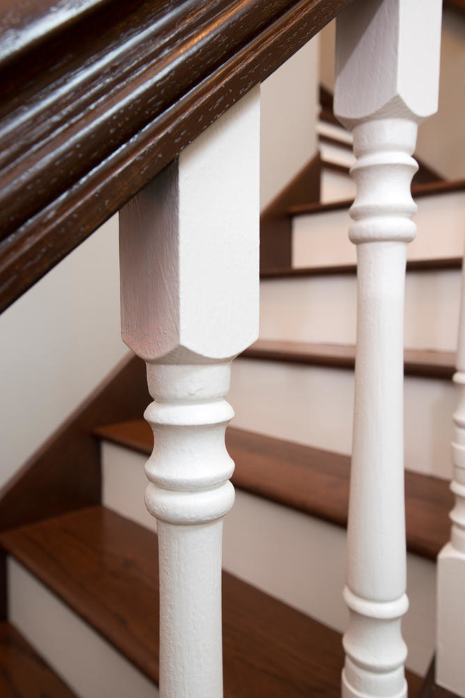 Staircase - transitional staircase idea in Minneapolis
