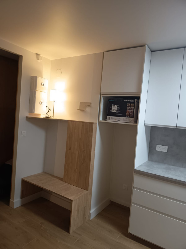 Rénovation d'un studio avec mezzanine