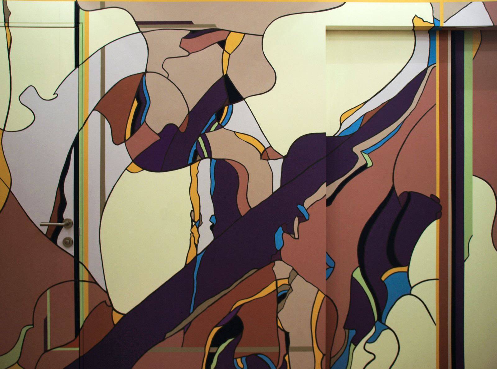 "Сны Весны"  Авторская роспись стены.