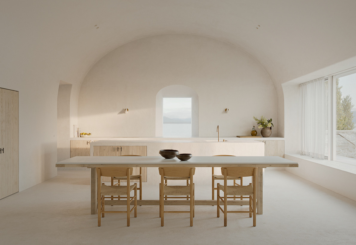 Частный дом на побережье моря, в стиле «Прибрежный ретрит»