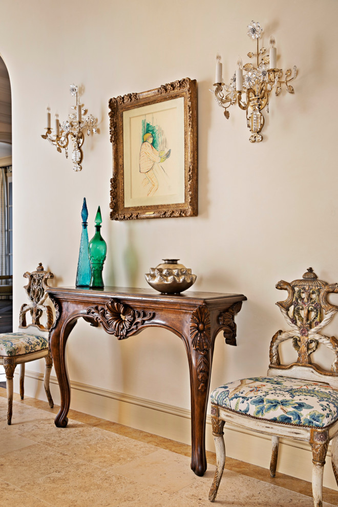 Inspiration for a mediterranean entryway remodel in Orange County