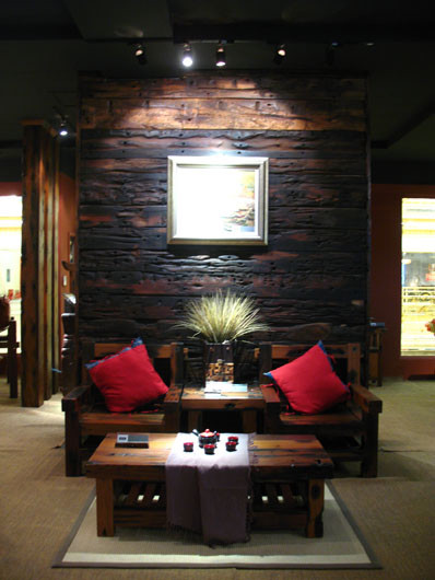 Reclaimed Wood Wall Tiles asiatisk-hall