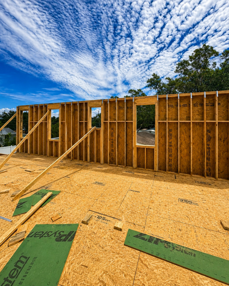 Three-Story Custom Home — Phase 1 of Phase 3: 2nd-Floor Structural Framing