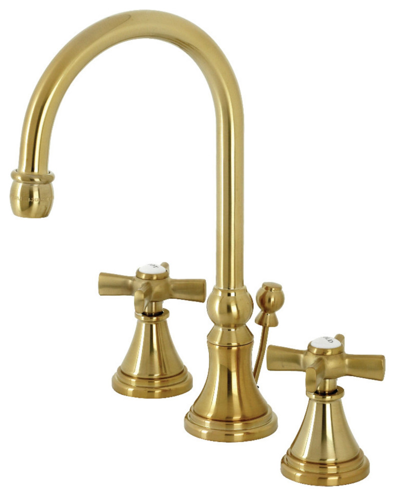 KS2987ZX Millennium Widespread Bathroom Faucet with Brass PopUp