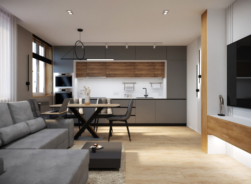 Проект для молодой семьи в центре Екатеринбурга, рядом с парком.