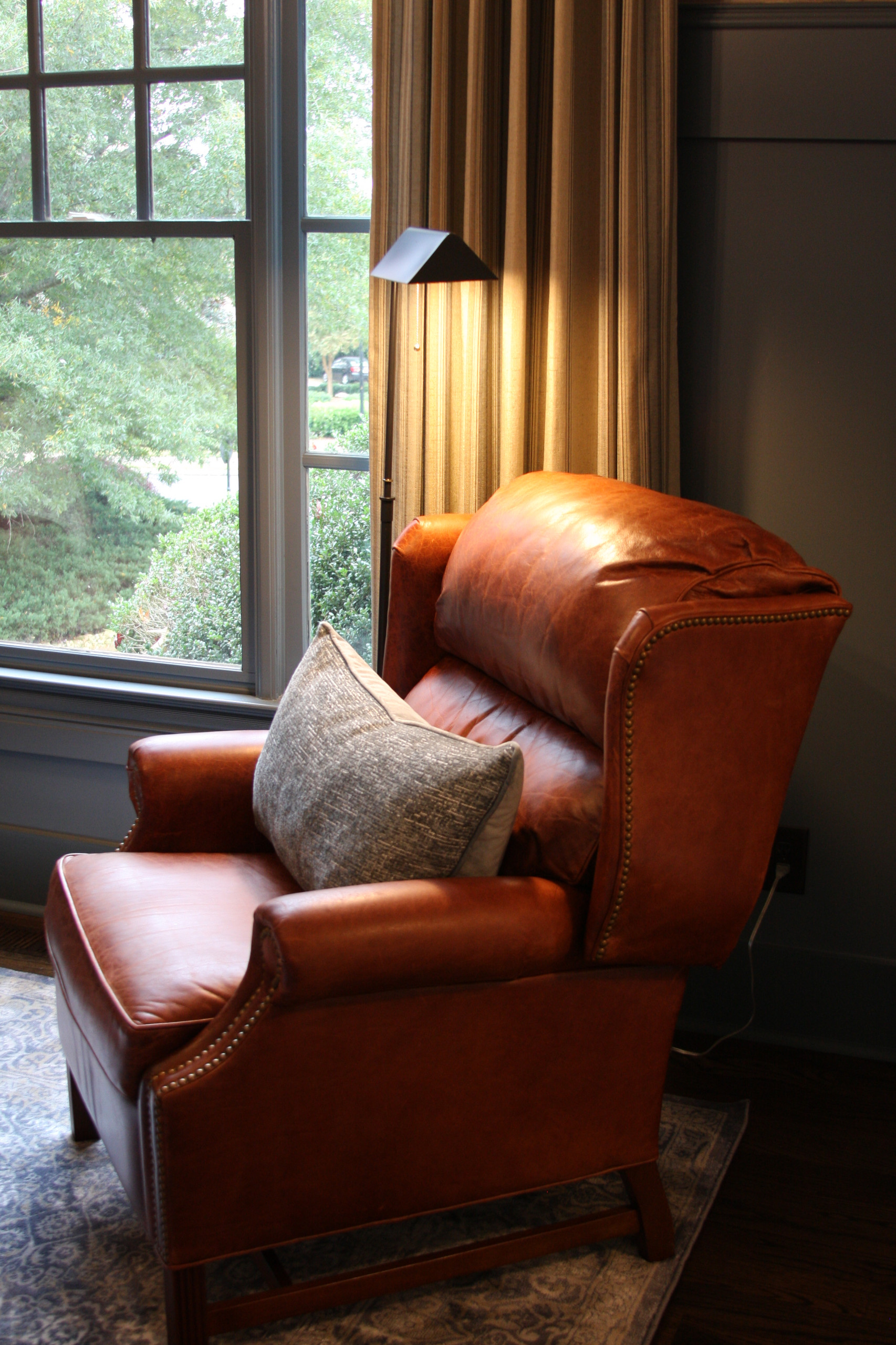Library The Manor Custom curtains