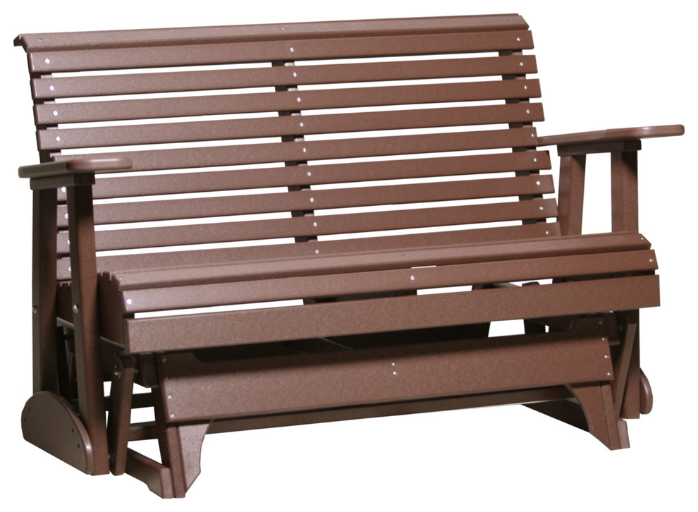 wood rollback glider bench