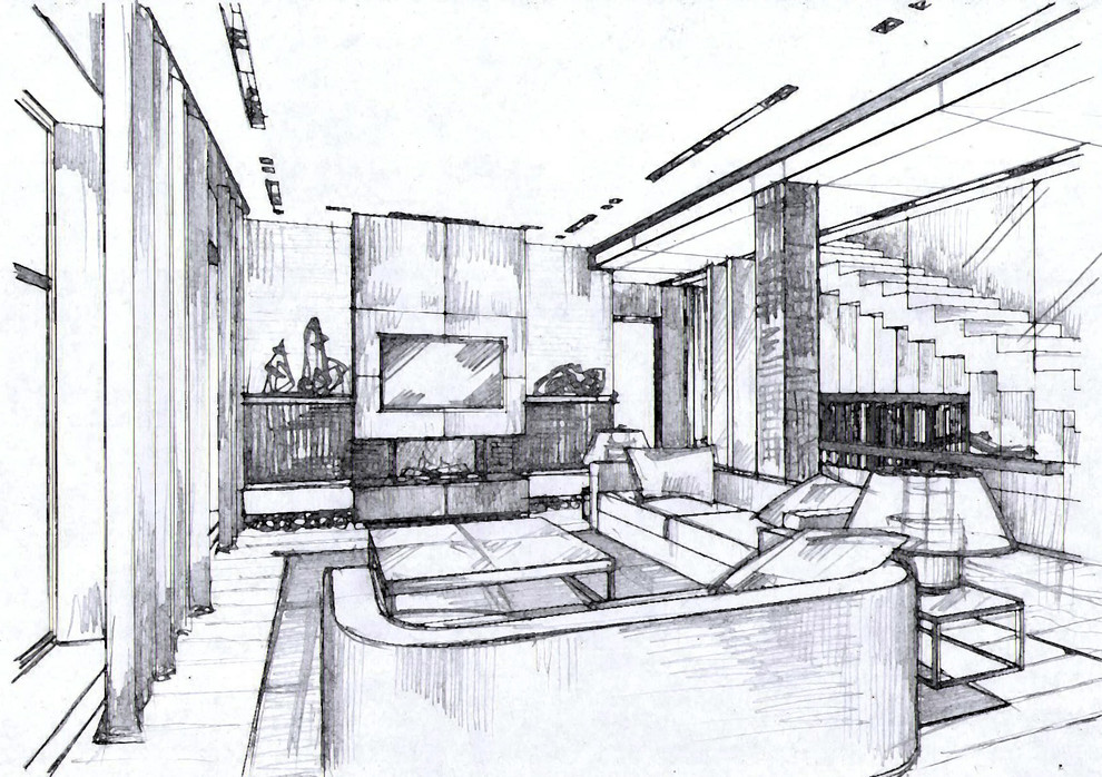 3D: загородный жилой дом