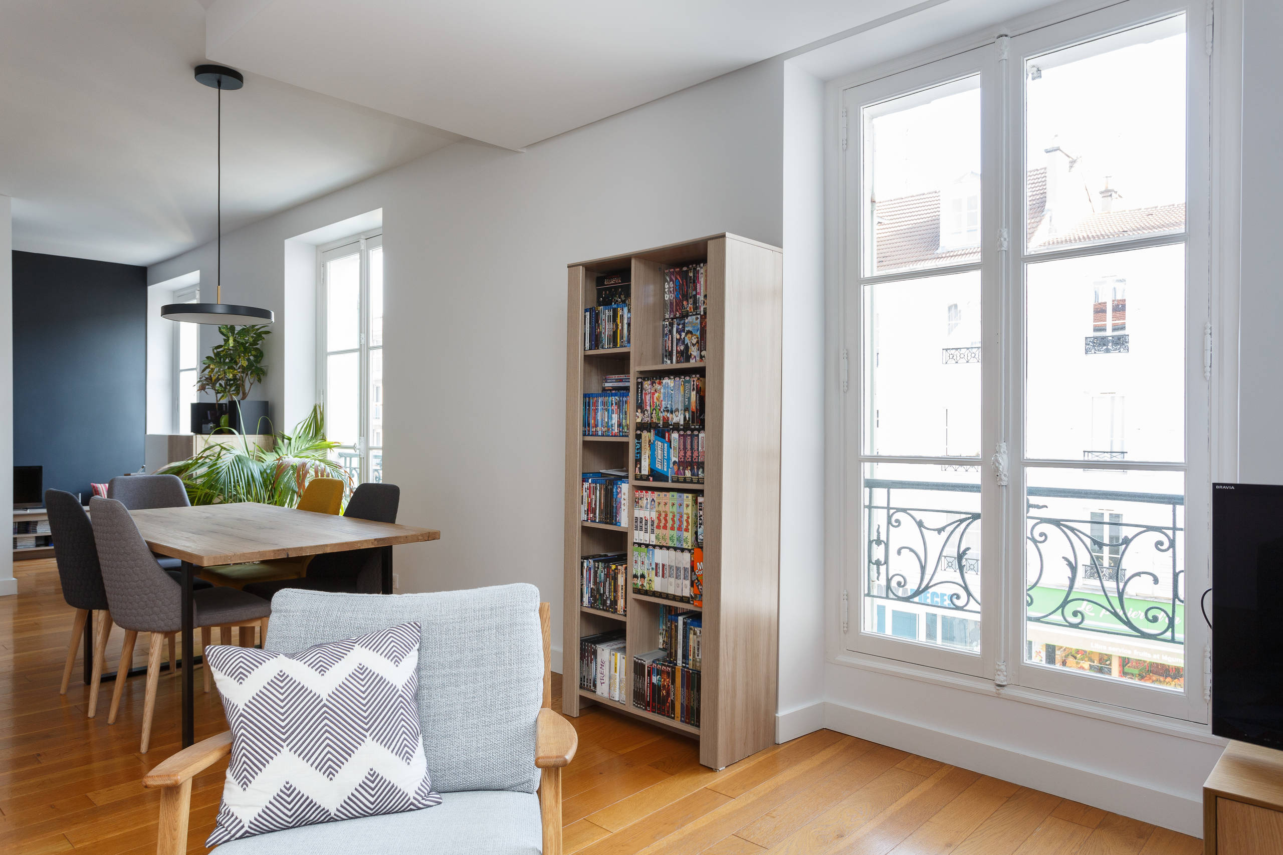 Avant/ après transformation d’un appartement pour la venu du bébé