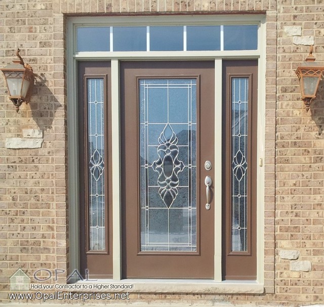 decorative glass doors exterior