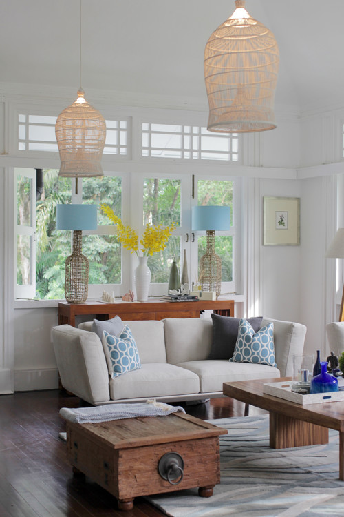 transitional-living-room Best Beach Table Lamps