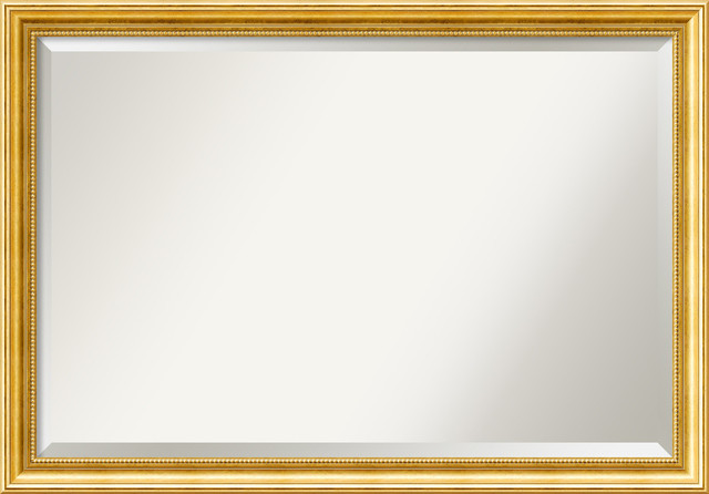 Wall Mirror Extra Large Townhouse Gold Outer Size 40 X28